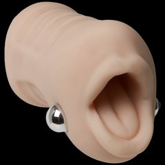 Вібромастурбатор ротик Doc Johnson Sasha Grey - Ultraskyn Vibrating Deep Throat Sucker SO1588 фото
