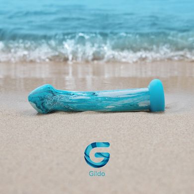 Скляний дилдо Gildo - Ocean Ripple Glass Dildo SO8893 фото