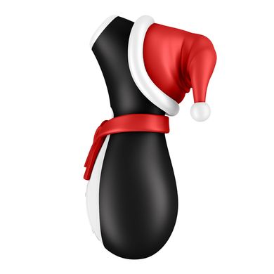 Вакуумный клиторальный стимулятор Satisfyer Penguin Holiday Edition, в шапочке и шарфе SO8777 фото