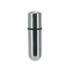 Віброкуля PowerBullet First-Class Bullet 2.5&Prime; with Key Chain Pouch, Silver, 9 режимів вібрації SO6848 фото