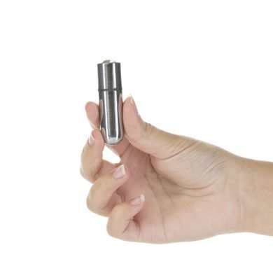 Вибропуля PowerBullet First-Class Bullet 2.5&Prime; with Key Chain Pouch, Silver, 9 режимов вибрации SO6848 фото