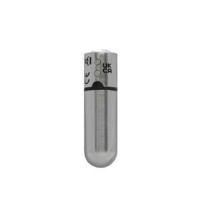 Вибропуля PowerBullet First-Class Bullet 2.5&Prime; with Key Chain Pouch, Silver, 9 режимов вибрации SO6848 фото