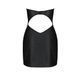 Мінісукня з екошкіри CELINE CHEMISE black XXL/XXXL &mdash; Passion: шнурівка, трусики в комплекті SO6408 фото 7