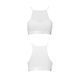 Спортивный топ с прозрачной вставкой Passion PS006 TOP white, size L SO4243 фото 4