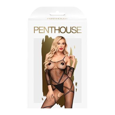 Бодистокинг с контрастным узором Penthouse - Under Arrest Black S/L SO4387 фото
