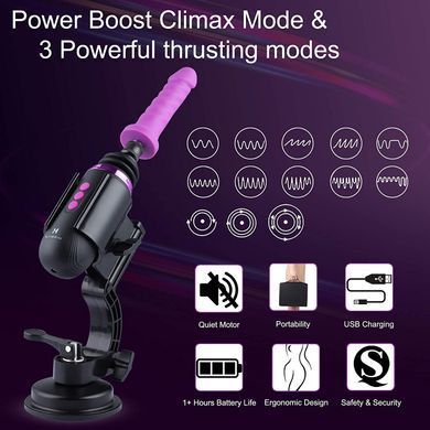 Міні секс-машина Hismith Mini Capsule Sex-Machine with Strong Suction Cup, потужна, перезаряджувана SO6197 фото Міні секс-машина Hismith Mini Capsule Sex-Machine with Strong Suction Cup, потужна, перезаряджувана SO6197 фото