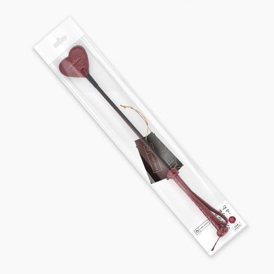 Шлепалка Liebe Seele Wine Red Riding Crop with Heart-Shape Tip SO9458 фото