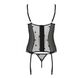 Корсет з підв'язками + стрінги LOVELIA CORSET black S/M - Passion SO4766 фото 5