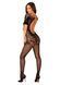 Сетчатый бодистокинг с цветочным рисунком Obsessive Bodystocking F238 S/M/L, black, с доступом, имит SO7692 фото 6