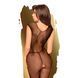 Бодистокинг с узором в виде крыльев и бабочки Penthouse - Wild catch black S/L SO4399 фото 4