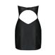Мини-платье из экокожи Passion Celine Chemise 6XL/7XL black, шнуровка, трусики в комплекте SO7062 фото 4