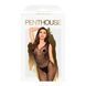 Бодистокинг с узором в виде крыльев и бабочки Penthouse - Wild catch black S/L SO4399 фото 2