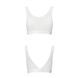 Топ с прозрачной вставкой Passion PS002 TOP white, size M SO4204 фото 4