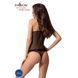 Комплект білизни MELISSA SET black S/M - Passion: ліф-сорочка зі шнурівкою і трусики EL15905 фото 2