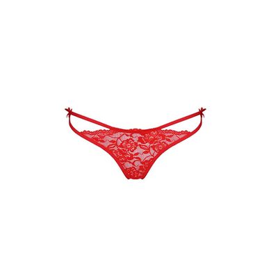 Трусики на зав'язочках з боків WARDA THONG red S/M - Passion Exclusive PS26702 фото