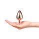 Металлическая анальная пробка с украшением в виде кристалла Dorcel - Diamond Plug Rose Gold L SO5530 фото 5