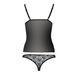 Комплект белья MELISSA SET black XXL/XXXL - Passion: лиф-сорочка со шнуровкой и трусики EL15906 фото 6