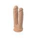 Двойной фаллоимитатор с вибрацией SilexD Double Gusto Vibro Flesh (Model 1 size 8" & 7") + LRS, диам SO8209 фото 2