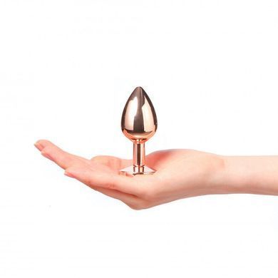 Металлическая анальная пробка с украшением в виде кристалла Dorcel - Diamond Plug Rose Gold M SO5531 фото