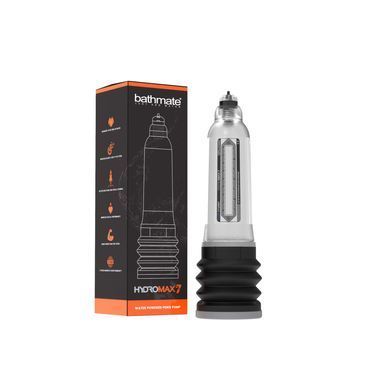 Гідропомпа Bathmate Hydromax 7 Clear (X30), для члена довжиною від 12,5 до 18 см, діаметр до 5 см HM-30-CC фото