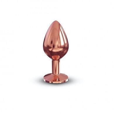 Металлическая анальная пробка с украшением в виде кристалла Dorcel - Diamond Plug Rose Gold M SO5531 фото