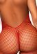 Бодистокинг Leg Avenue Racer neck bodystocking Red SO9158 фото 4