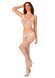 Сетчатый бодистокинг с имитацией топа и шорт Obsessive Bodystocking G330 S/M/L, white, с доступом SO7695 фото 5