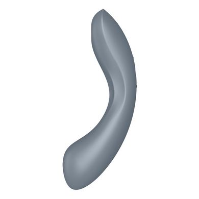 Вакуумный стимулятор с вибрацией Satisfyer Curvy Trinity 1 Bluegrey, игрушка 3в1 SO8408 фото