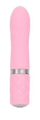 Роскошный вибратор PILLOW TALK - Flirty Pink с кристаллом Сваровски, гибкая головка SO2725 фото