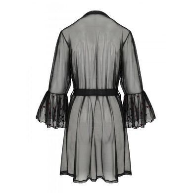 Воздушный пеньюар LOVELIA PEIGNOIR black XXL/XXXL - Passion SO4773 фото