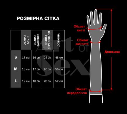 Глянцевые виниловые перчатки Art of Sex - Lora, размер S, цвет Черный SO6603 фото