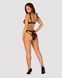 Напівпрозорий еротичний комплект Obsessive Obsessivia 2-pcs set black S/M, бюстгальтер та трусики, а SO7297 фото 4