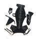 Лаковый эротический комплект "Повелительница Дженна" One Size Black SO3686 фото 3