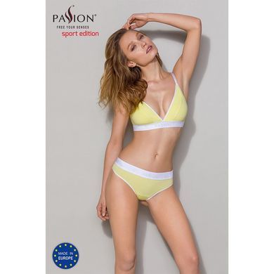 Спортивні трусики-стрінги Passion PS007 PANTIES yellow, size M SO4260 фото