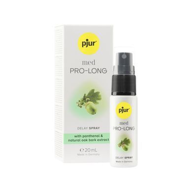Пролонгирующий спрей pjur MED Prolong Spray 20 мл с натуральным экстрактом дубовой коры и пантенолом PJ10910 фото