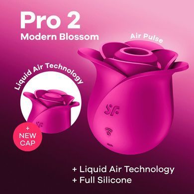 Вакуумний кліторальний стимулятор Satisfyer Pro 2 Modern Blossom SO8776 фото