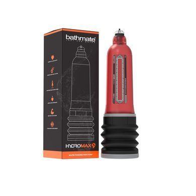 Гідро Bathmate Hydromax 9 Red (X40), для члена довжиною від 18 до 23см, діаметр до 5,5 см HM-40-BR фото