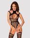 Ажурный бодистокинг с отверстиями Obsessive Bodystocking G327 black S/M/L, черный, комбинезон, с дос SO7248 фото 1