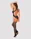 Ажурный бодистокинг с отверстиями Obsessive Bodystocking G327 black S/M/L, черный, комбинезон, с дос SO7248 фото 4