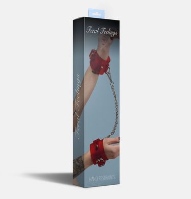 Наручники Feral Feelings - Hand Restraints Red Trasparent SO9298 фото