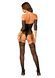 Нейлоновый бодистокинг с имитацией чулок Obsessive Bodystocking G333 S/M/L, black, с доступом SO7699 фото 6