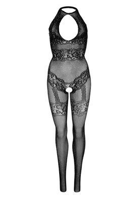 Leg Avenue Rhinestone Lace and Net Bodystocking OS Black SO7889 фото