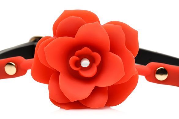 Кляп Master Series Blossom Silicone Rose Gag - Red SO8801 фото Кляп Master Series Blossom Silicone Rose Gag - Red SO8801 фото