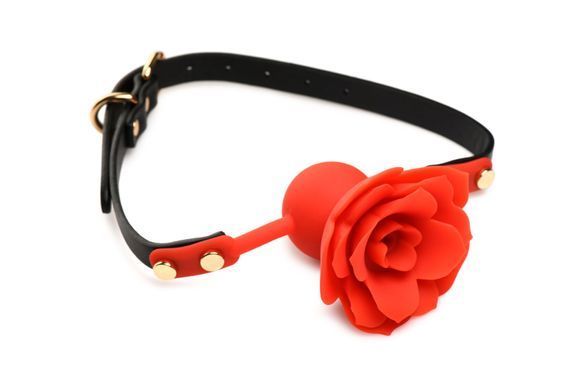 Кляп Master Series Blossom Silicone Rose Gag - Red SO8801 фото Кляп Master Series Blossom Silicone Rose Gag - Red SO8801 фото