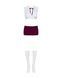 Эротический костюм студентки Obsessive Student 4 pcs costume L/XL, топ, юбка, стринги, гольфы SO7732 фото 3