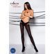 Эротические колготки TIOPEN 005 nero 3/4 (60 den) - Passion, с вырезом, оригинальный пояс PS24509 фото 3