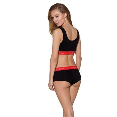 Спортивный топ на широких бретелях Passion PS003 TOP black, size M SO4212 фото