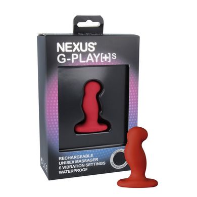 Вибромассажер простаты Nexus G-Play Plus S Red, макс диаметр 2,3 см, перезаряжаемый GPS003 фото