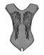 Бодистокинг из крупной сетки с кружевом Obsessive B112 teddy S/M/L, черный, с доступом SO7201 фото 5