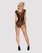 Бодистокинг из крупной сетки с кружевом Obsessive B112 teddy S/M/L, черный, с доступом SO7201 фото 3